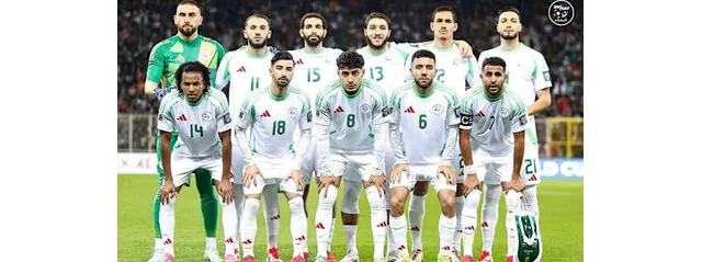 team photo for Algeria